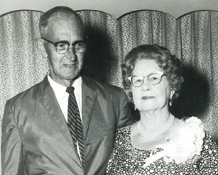 Richard Clay Flanagan, Sr. and his wife Katherine Burnett Flanagan: at their 50th Wedding Anniversary in 1964